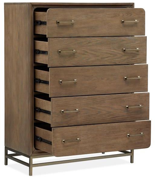 Magnussen Home® Lindon Belgian Wheat Drawer Chest-2