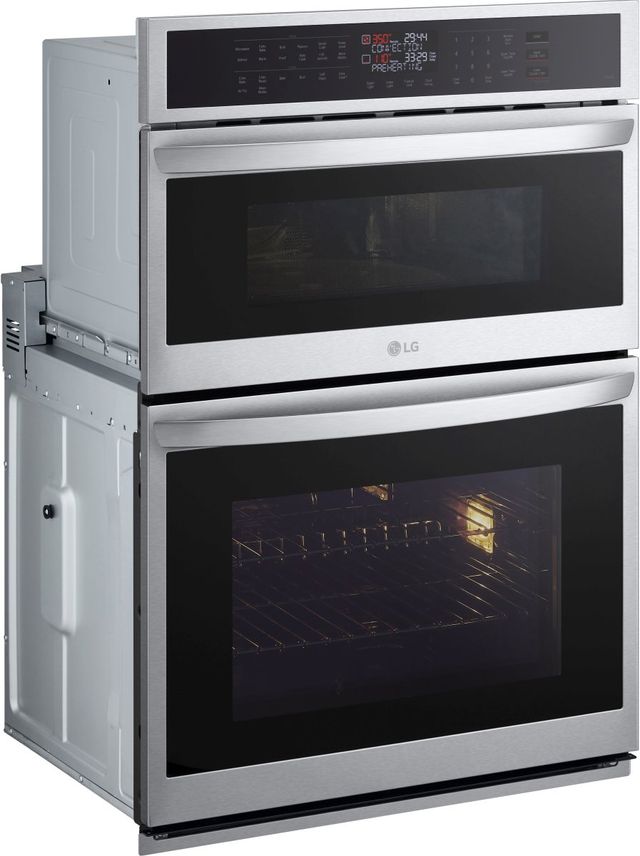 LG 30” PrintProof® Stainless Steel Oven/Micro Combo Electric Wall Oven-3