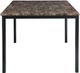 Homelegance® Tempe Hued Brown Counter Height Table with Black Metal Legs-2