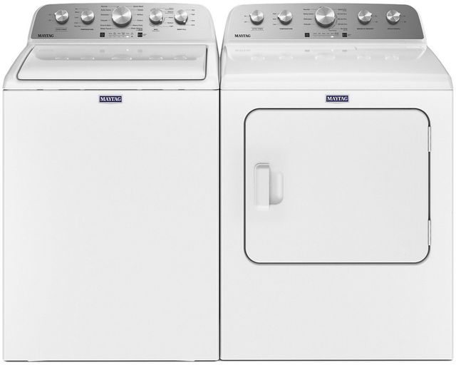 Maytag Top Load Pair (YMED5030MW-MVW5035MW) - White Maytag Top Load Pair (YMED5030MW-MVW5035MW) - White