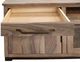 International Furniture Direct Natural Parota Brown 80" TV Stand-4