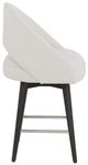 Fairfield® Customizable Last Word Swivel Counter Stool with Charcoal Legs-2