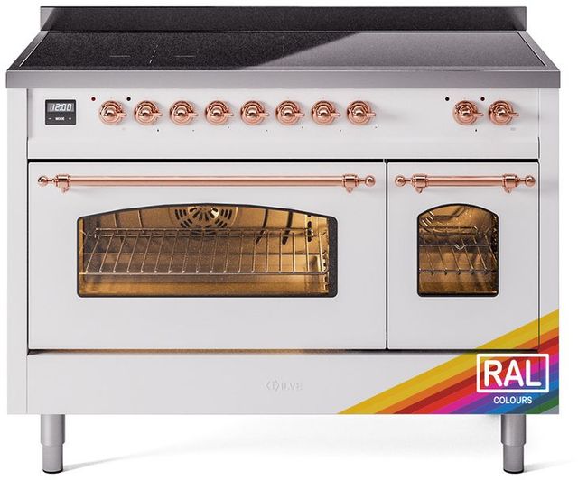 Ilve® Nostalgie II Series 48" Custom RAL Color Pro Style Induction Range-0