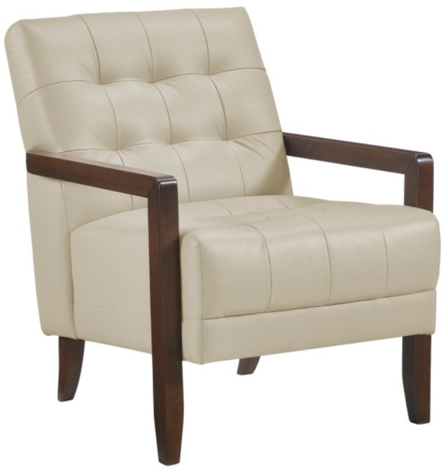 Homelegance® Crafton Beige/Espresso Accent Chair-0
