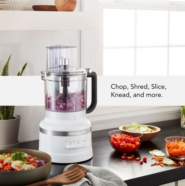 KitchenAid® 13 Cup White Food Processor-4