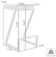 Armen Living Atlantis Matte Black/Vintage Gray Counter Stool-4