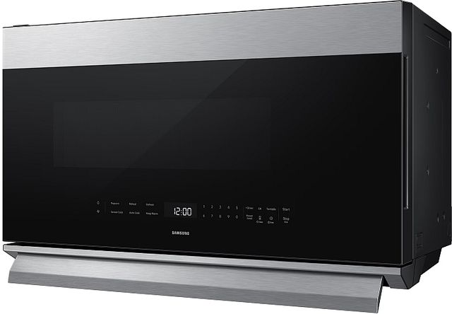 Samsung 30" 2.1 Cu. Ft. Black Over the Range Microwave with Dual Ventilation-3