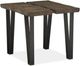 Magnussen Home® Dartmouth Sawmill Rectangular End Table with Galvanized Steel Legs-0