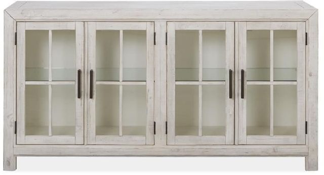 Magnussen Home® Bronwyn Alabaster Buffet Curio-1