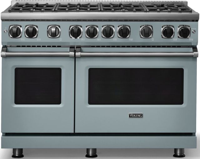 Viking® 7 Series 48'' November Sky Pro Style Natural Gas Range-0