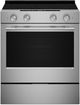 KitchenAid® 30" FingerPrint Resistant Stainless Steel Glass Top Slide-In Electric Range-0