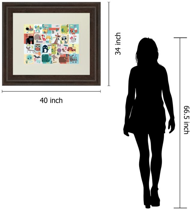 Classy Living Julian Phillips Animal Abc Wall Art-2