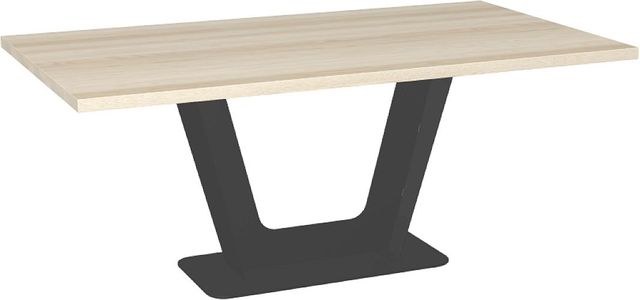 Amisco Customizable Amelia 72" Rectangular Dining Table with 1" Solid Ash Top-0