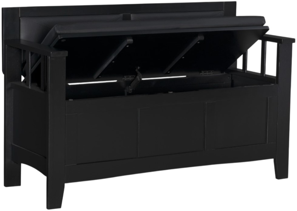 Linon Carlton Storage Bench - Thumbnail 5