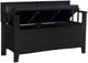 Linon Carlton Black Storage Bench-3