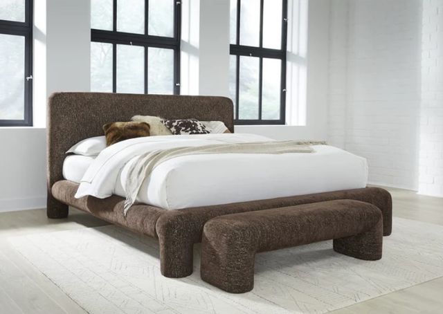 Modus Furniture Anansi Mocoa Mongoose California King Platform Bed-1
