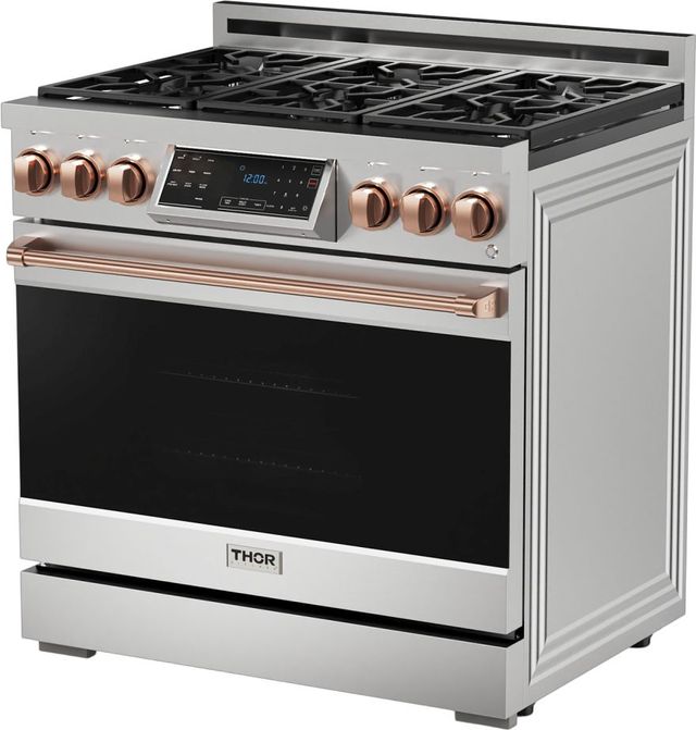 Thor Kitchen® Gordon Ramsay Series 36" Stainless Steel Pro Style Gas Range-2