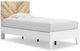 Signature Design by Ashley® Piperton 5-Piece Two-Tone Brown/White Twin Panel Platform Bed Set-1
