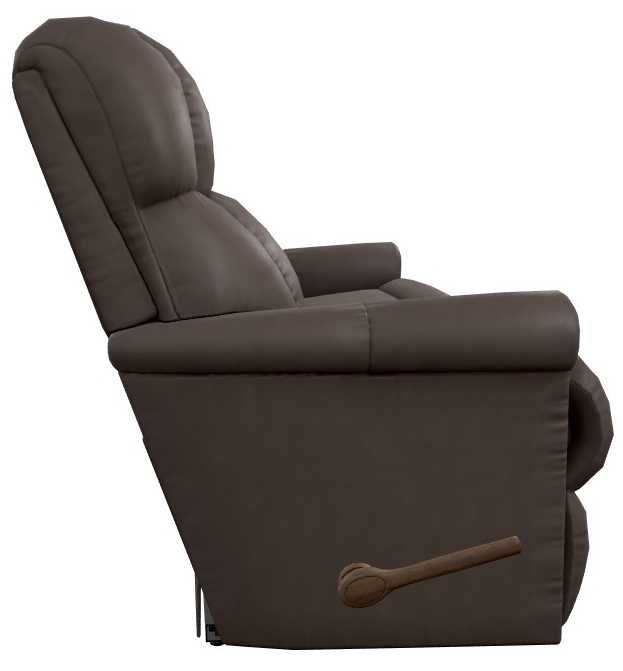 La-Z-Boy® Pinnacle Umber Leather Manual Wall Reclining Loveseat-3