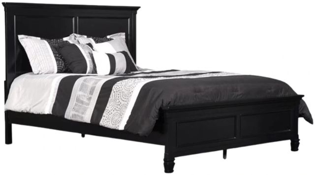 New Classic® Home Furnishings Tamarack Black Eastern King Panel Bed-0