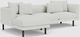 EQ3 Customizable Replay 2-Piece Fabric Left-Arm Facing Sofa Sectional and Chaise-1