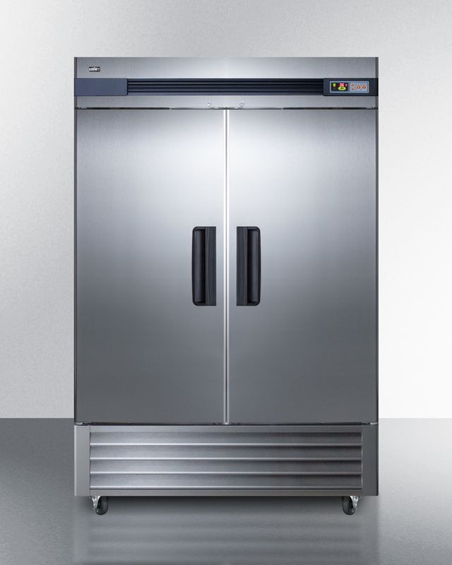 Summit® Commercial 56 in. 49.0 Cu. Ft. Stainless Steel Reach In Refrigerator