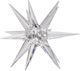 A & B Home Karsta Chrome Large Star Decorative Object-0