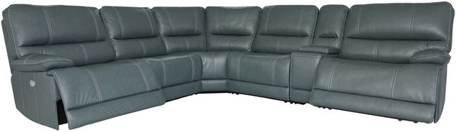 Parker House® Shelby 6-Piece Cabrera Azure Reclining Sectional-1