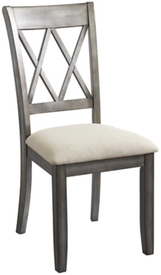 Signature Design by Ashley® Curranberry Metallic Gray Dining Side Chair-0