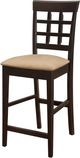 Coaster® Gabriel 2-Piece Cappuccino/Tan Upholstered Counter Stools-3