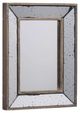 A & B Home Marion Silver Square Mirror-0