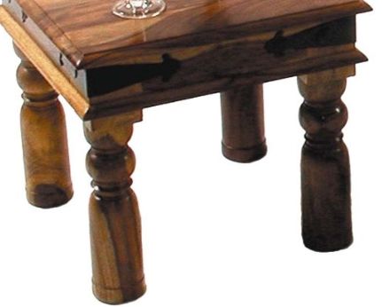 Jaipur Furniture Jali Range Dark Brown Lamp Side Table-1