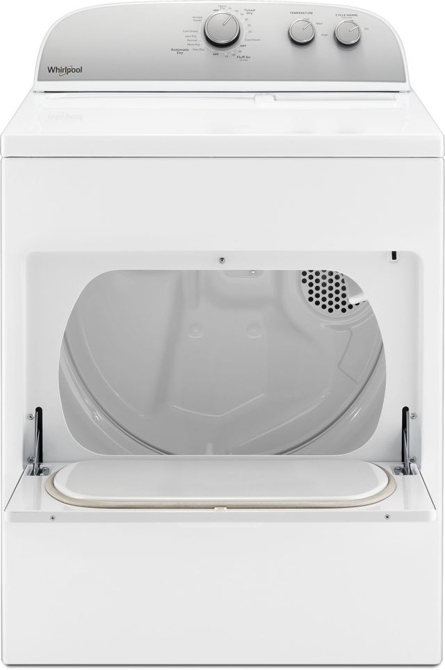 Whirlpool® 7.0 Cu. Ft. White Front Load Gas Dryer-1