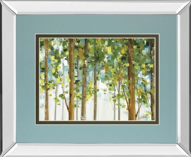 Classy Art Forest Study I Crop by Lisa Audit Mirror Framed Wall Art-0