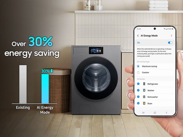 Samsung Dark Steel Laundry Pair-14