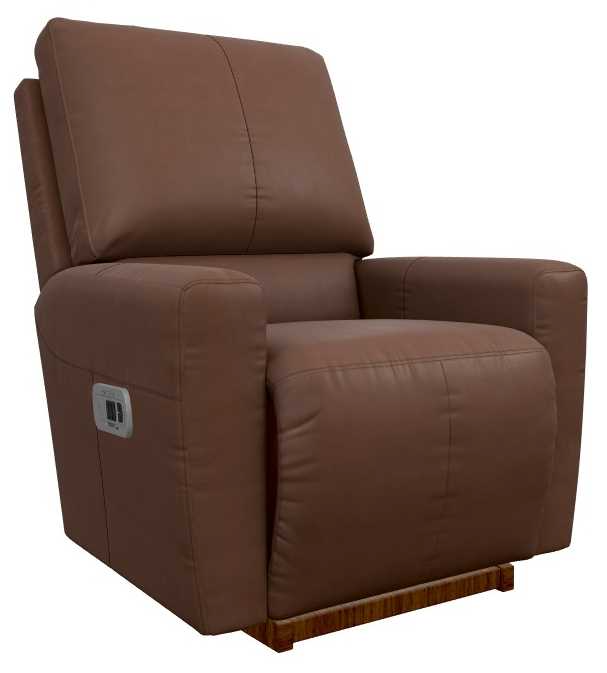 La-Z-Boy® Kells Chestnut Leather Power Rocking Recliner with