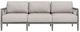 Uttermost® Borneo Dark Gray/Dove Wooden Outdoor Sofa-1