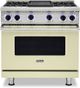 Viking® 7 Series 36" Vanilla Cream Pro Style Natural Gas Range with 12" Reversible Griddle-0