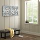 Olliix by Madison Park Luminous Bloom Blue Gold Foil Floral Hand Embellished Canvas Art-2