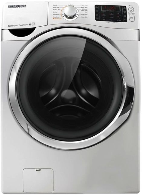 Samsung Front Load Washer-Neat White-0