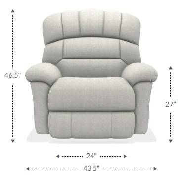 La-Z-Boy® Randell Marble Power Wall Recliner with Headrest and Lumbar-4