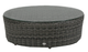 Ratana Portfino Fossil Grey Resin Sectional 40" Round Coffee Table-0