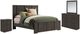 Signature Design by Ashley® Shaehartin 4-Piece Dark Brown King Panel Bedroom Set-0