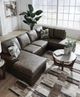 Signature Design by Ashley® Baltic-Park 2-Piece Fossil L-Shape Sectional with Chaise-2