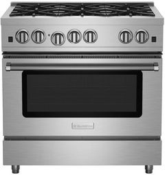 BlueStar® RCS Series 36" Stainless Steel Pro Style Natural Gas Range