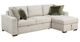 Homelegance® Isla 2-Piece Sand Sectional with Reversible Chaise-0