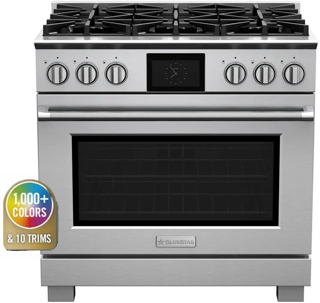 BlueStar® 36" Custom Pro Style Dual Fuel Range-1