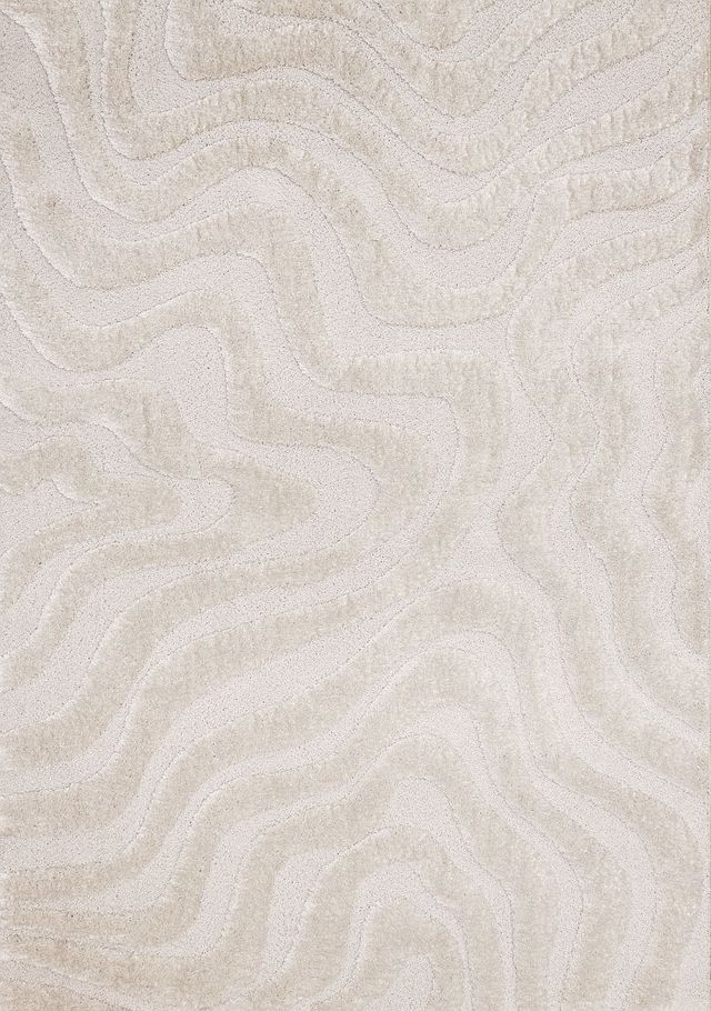 Kalora Interiors Luxe White 5'x8' Style 1 Area Rug-0