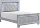 Homelegance® Allura Silver Eastern King Panel Bed with LED-0