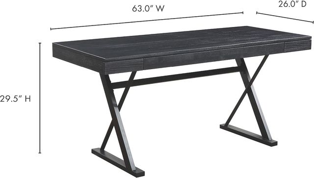 Moe's Home Collection Profecto Black Desk-2